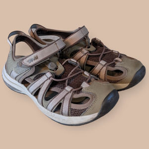Teva Gray Sport Sandals Size 7.5